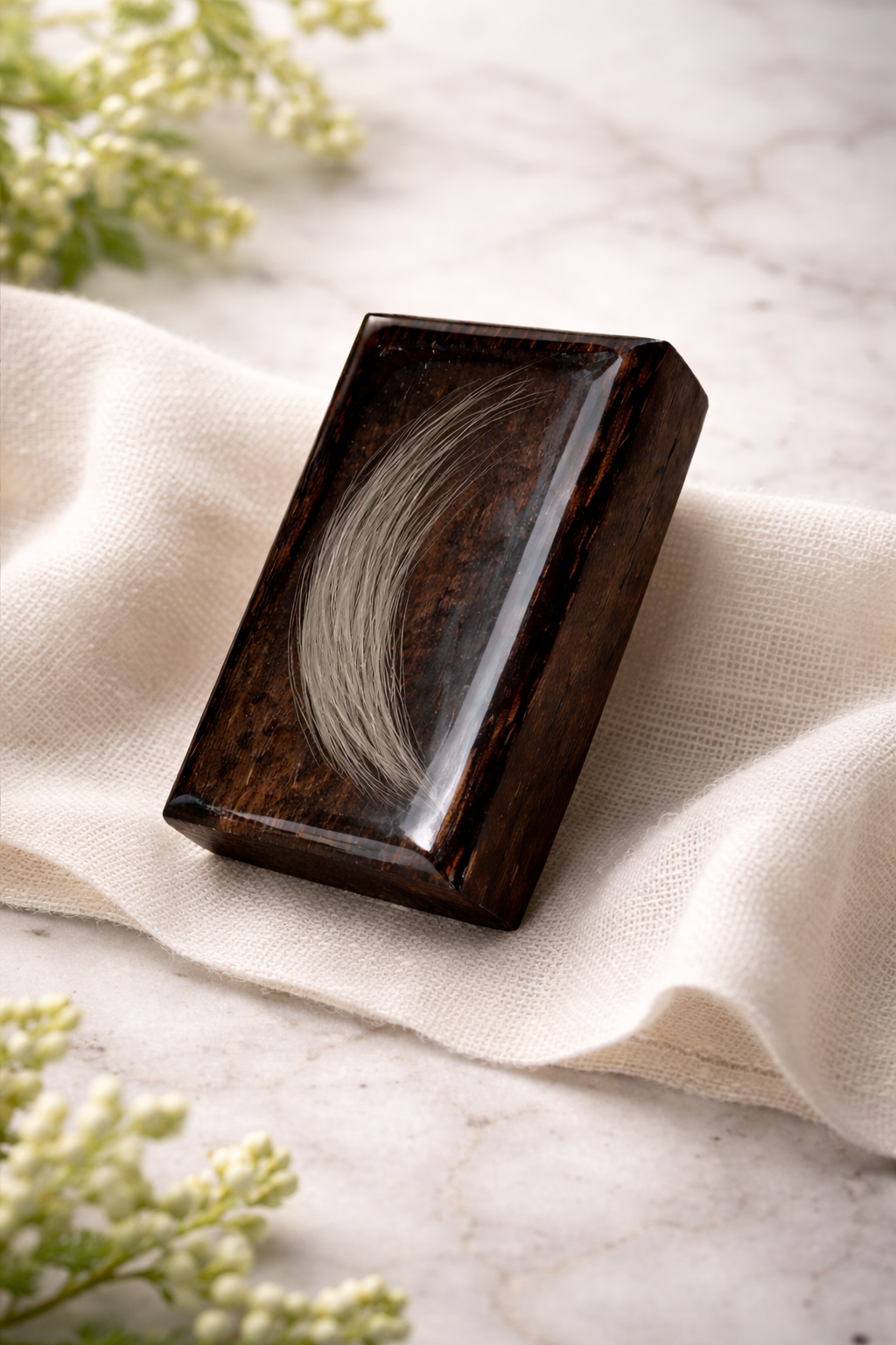 Magnet Holz/Epoxidharz Räuchereiche